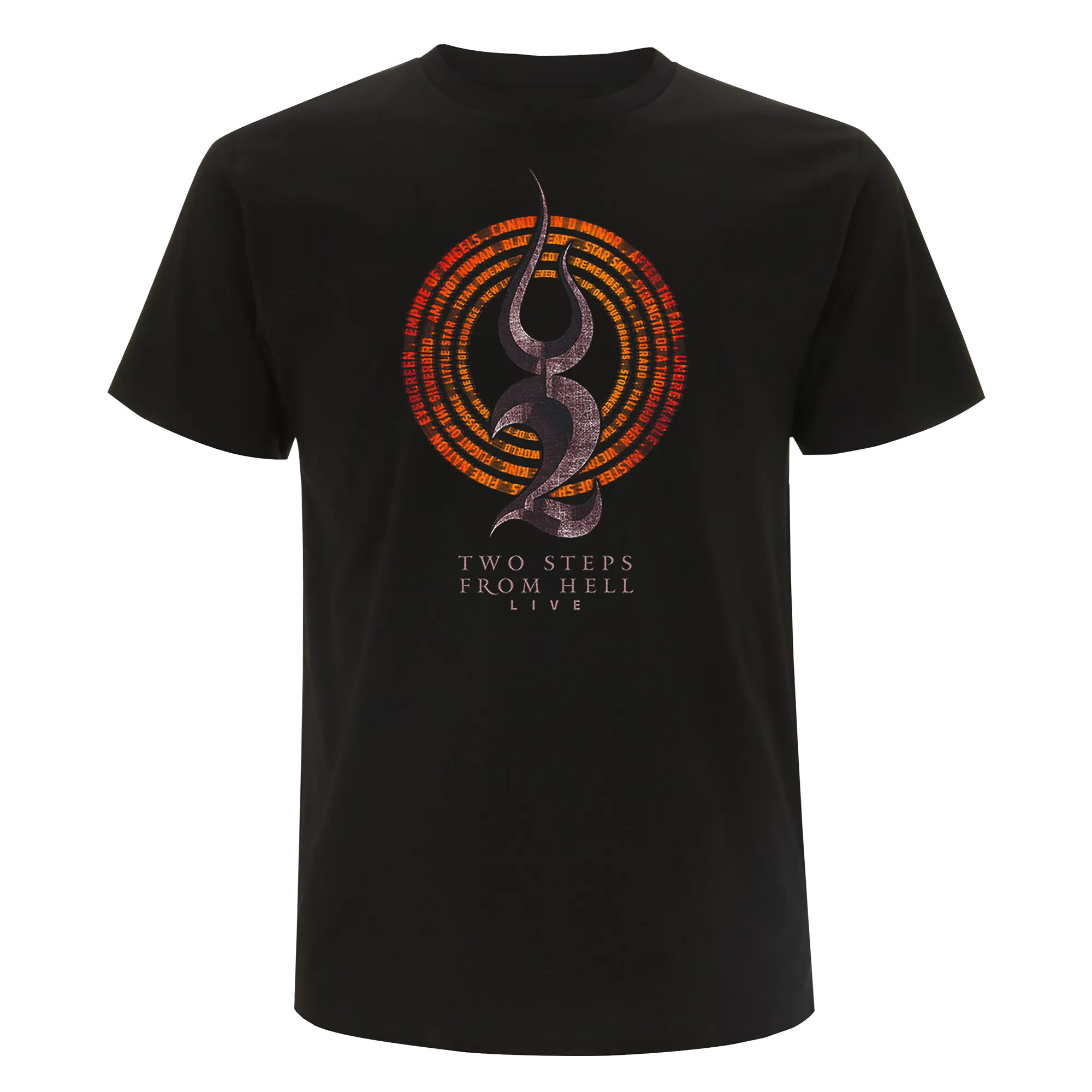 2022 FLAME CIRCLE BLACK T-SHIRT