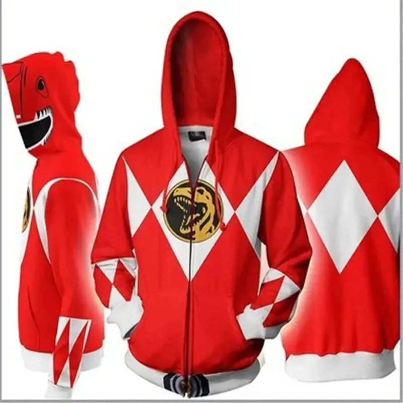 Adult Kids Power Samurai Sentai Shinkenger Rangers Costume Superhero Cosplay Halloween Carnival Birthday Party hoodie