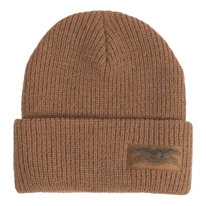 Anti Hero Stock Eagle Beanie Brown