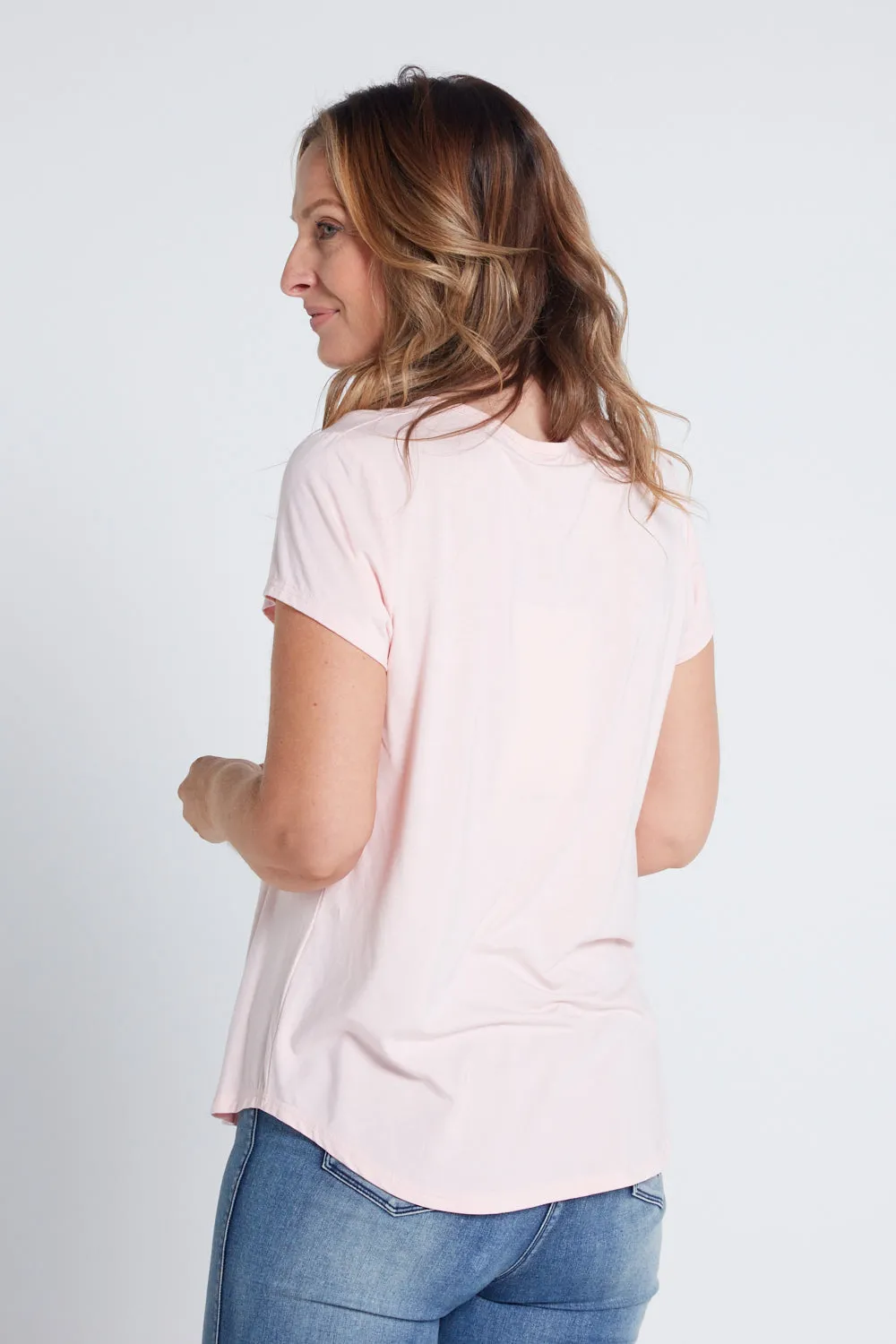 Bamboo Tee - Baby Pink