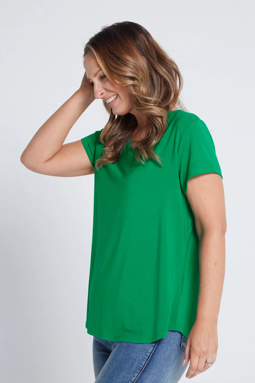 Bamboo Tee - Emerald