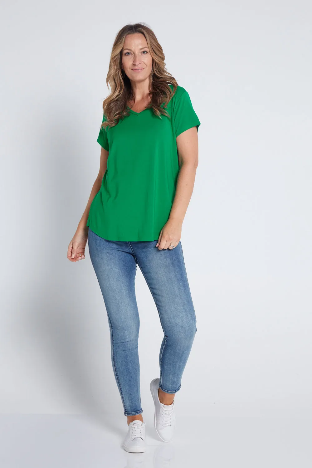 Bamboo Tee - Emerald