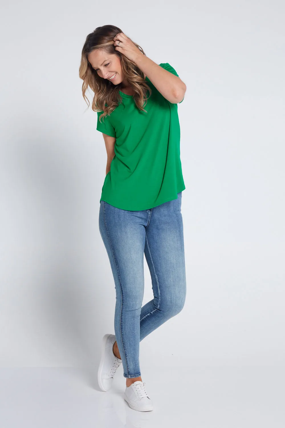 Bamboo Tee - Emerald