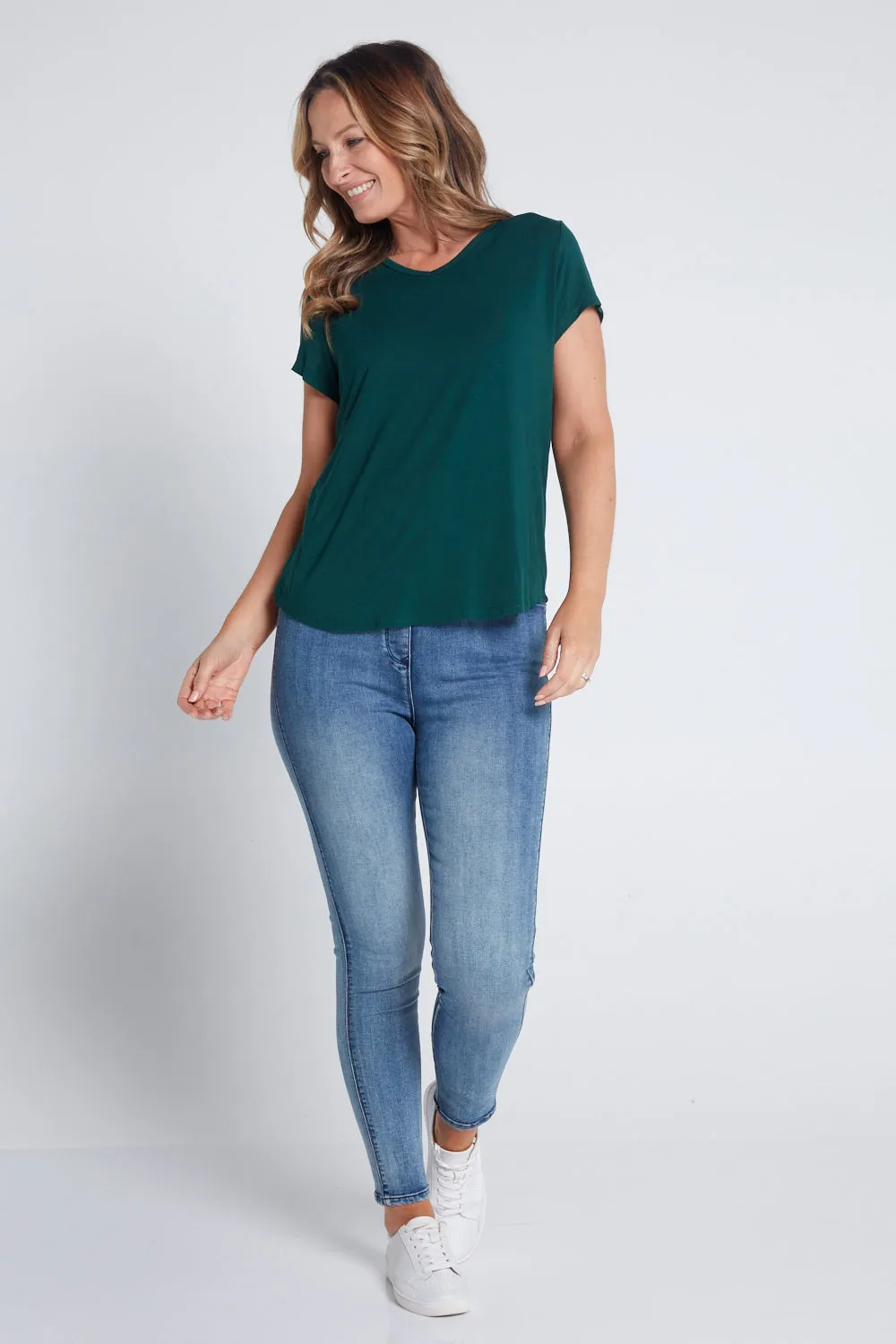 Bamboo Tee - Forest Green