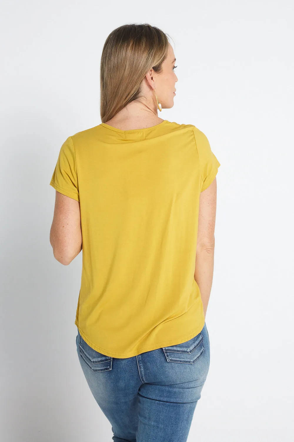 Bamboo Tee - Mustard