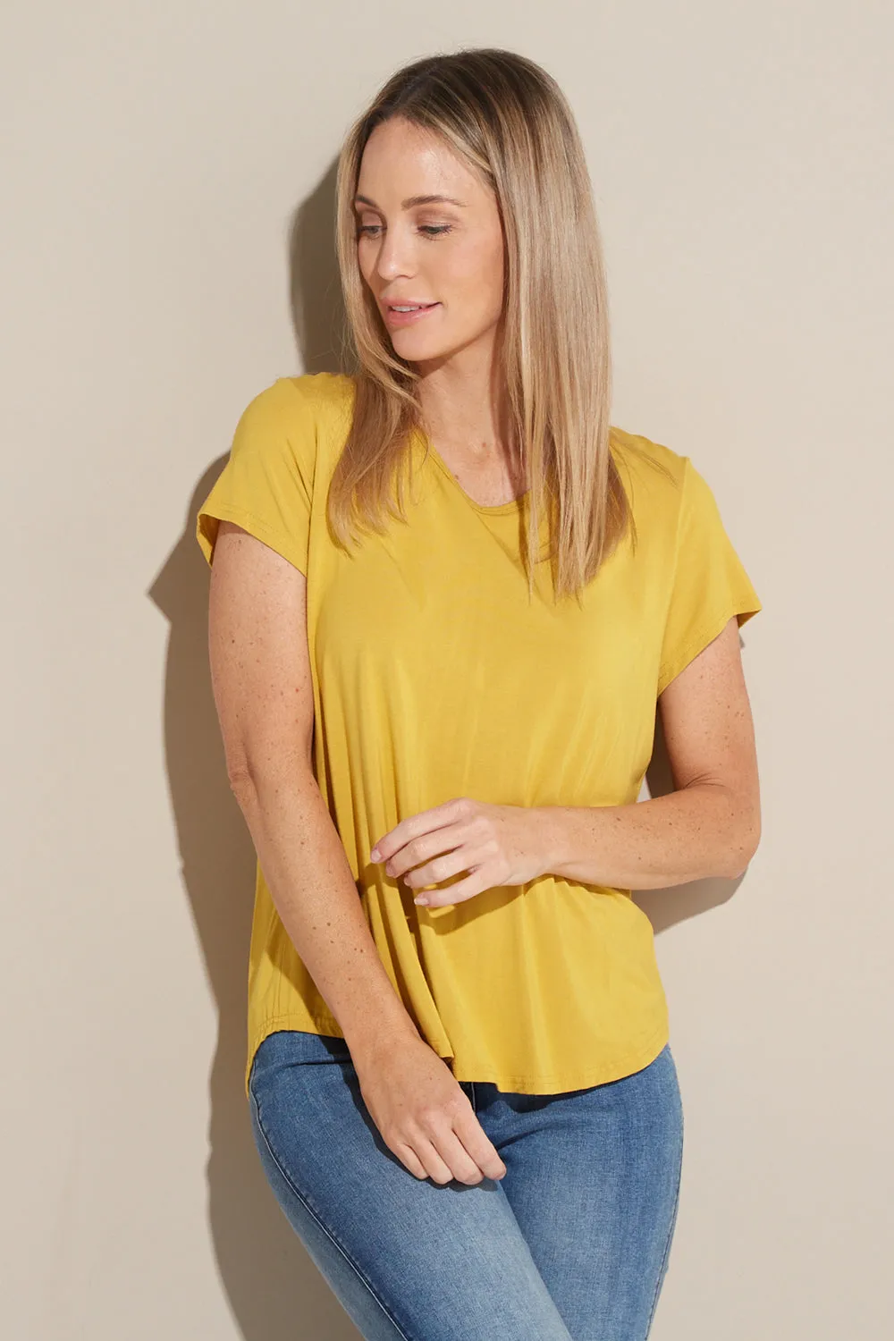 Bamboo Tee - Mustard