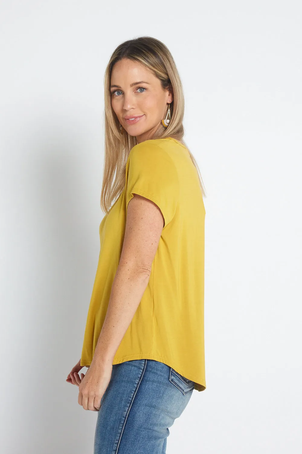 Bamboo Tee - Mustard