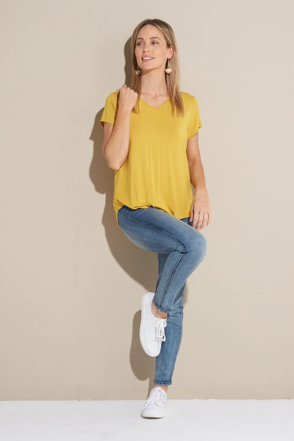 Bamboo Tee - Mustard