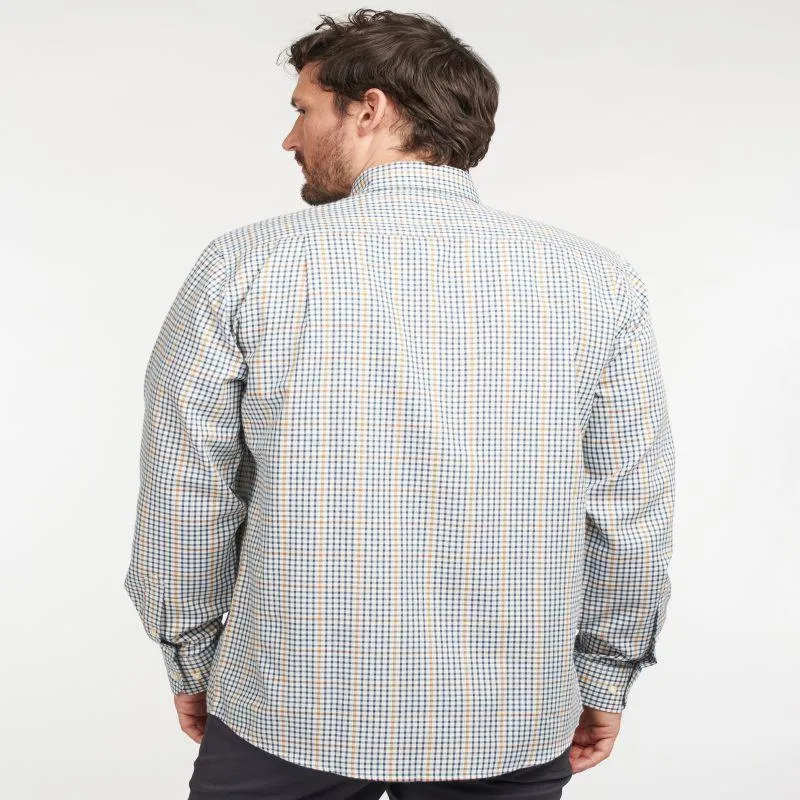 Barbour Henderson Mens Thermo Weave Shirt - Ecru Marl