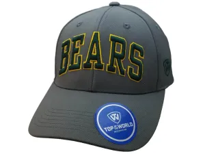 Baylor Bears TOW Gray Green & Yellow Structured Adjustable Snapback Hat Cap