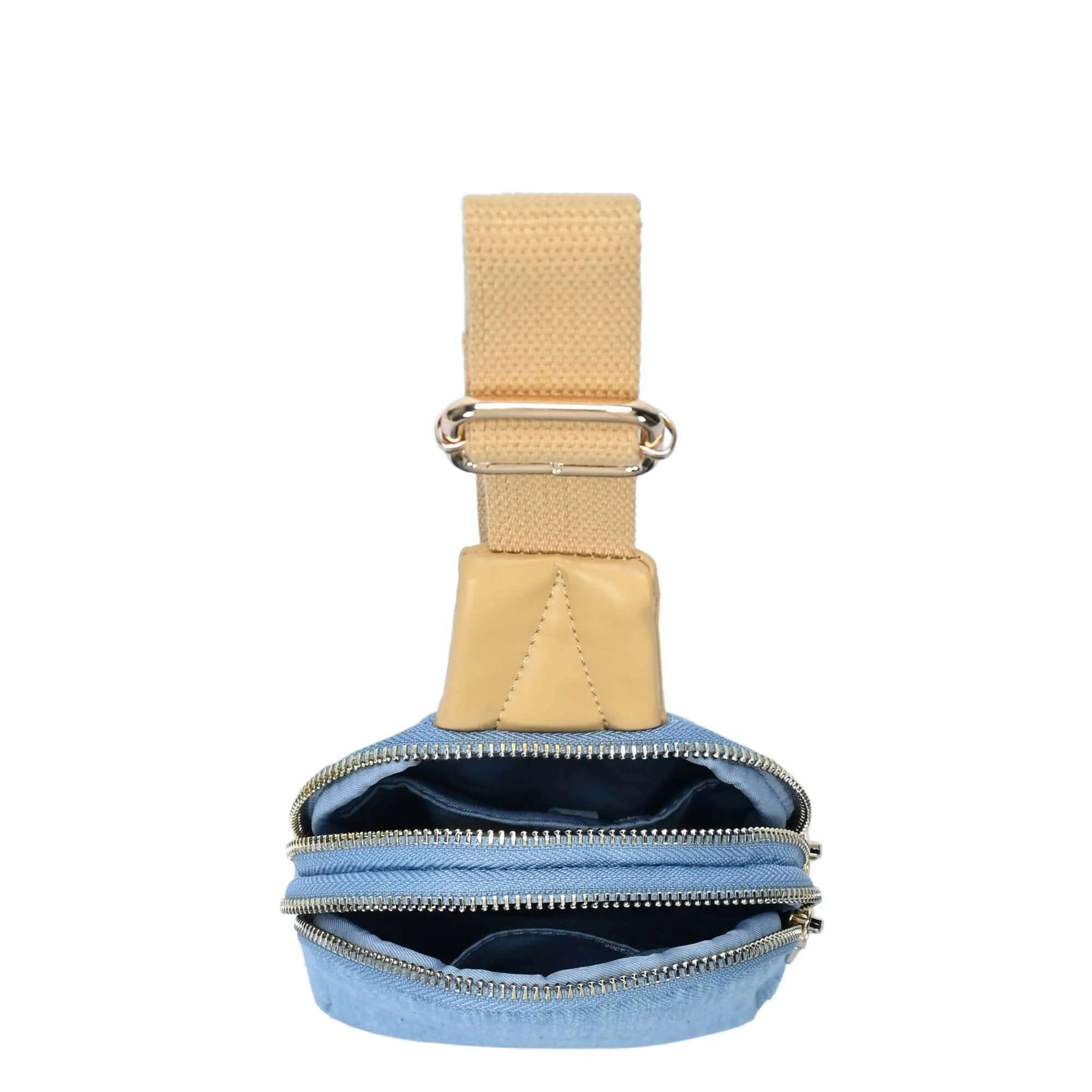 BGA7236 Kelly Mini Denim Sling Bag