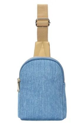 BGA7236 Kelly Mini Denim Sling Bag