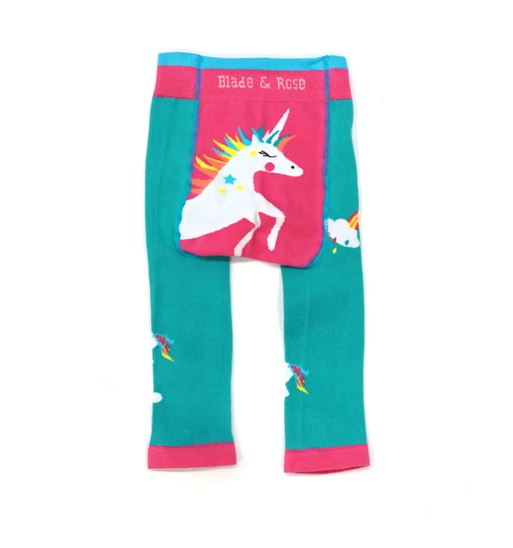 Blade & Rose Flying Unicorn Leggings (0-6mths)