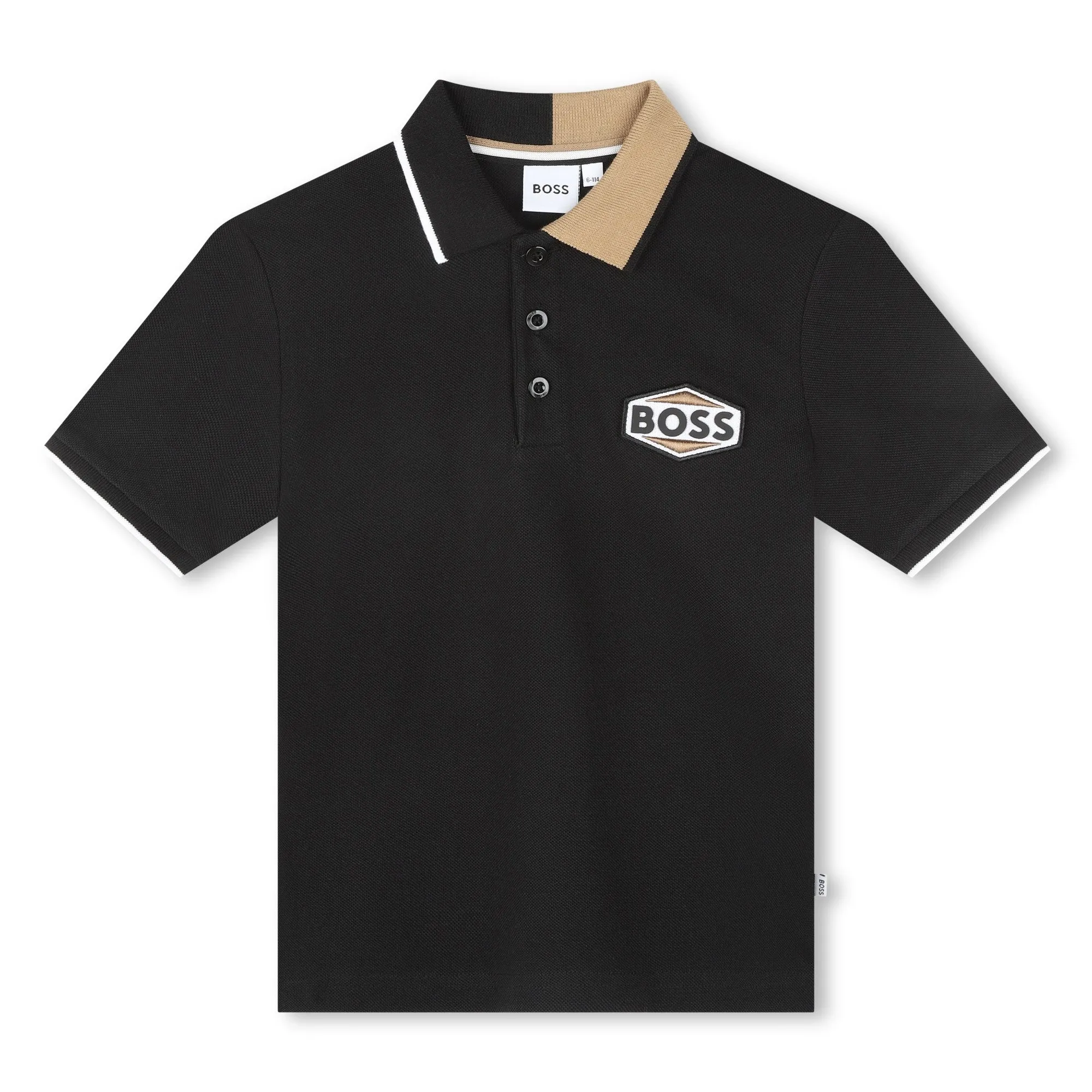 Boss - Black polo T-shirt