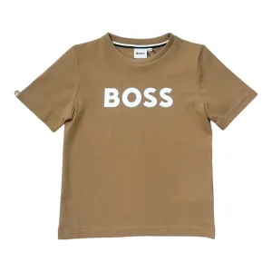 Boss - T-shirt, Tan