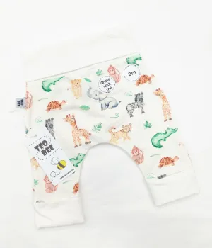 Boy's Cotton Leggings (Safari Animals)