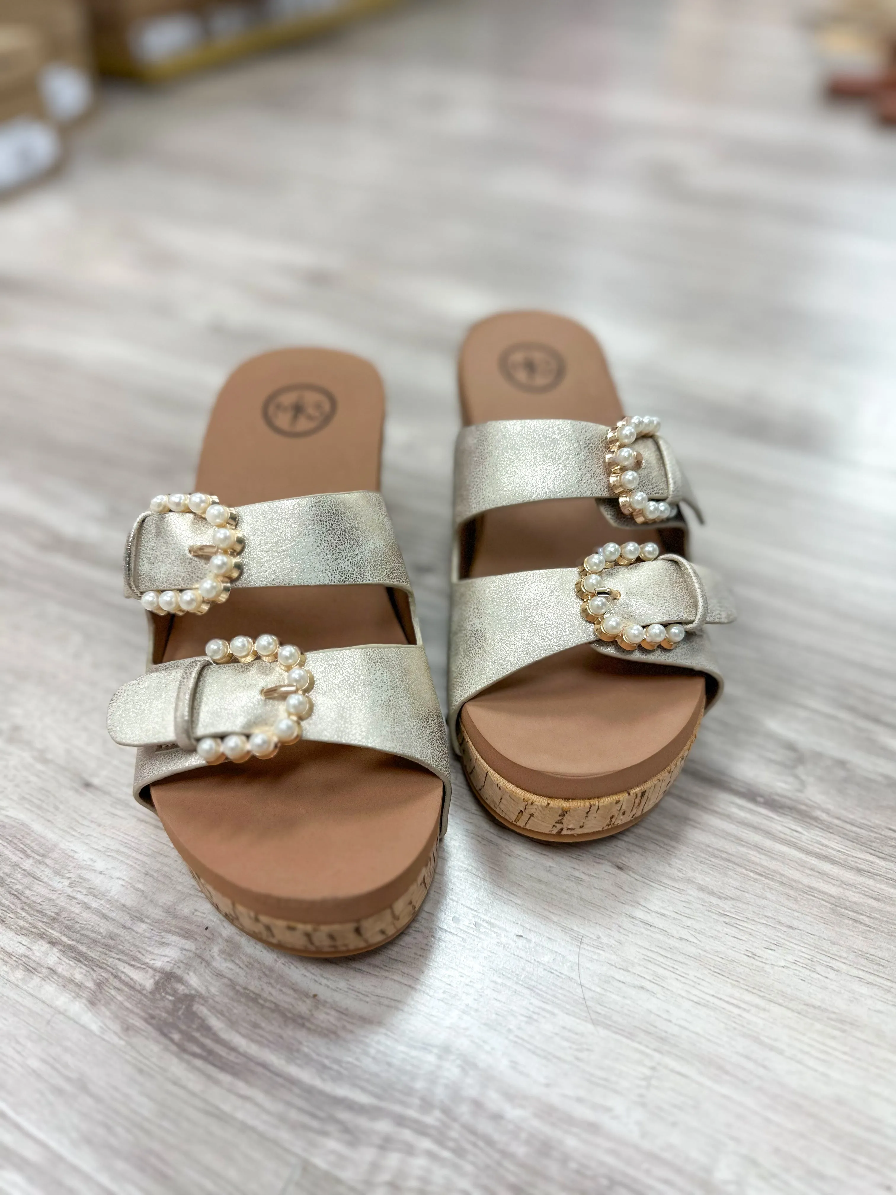 Brianna Wedge Sandal