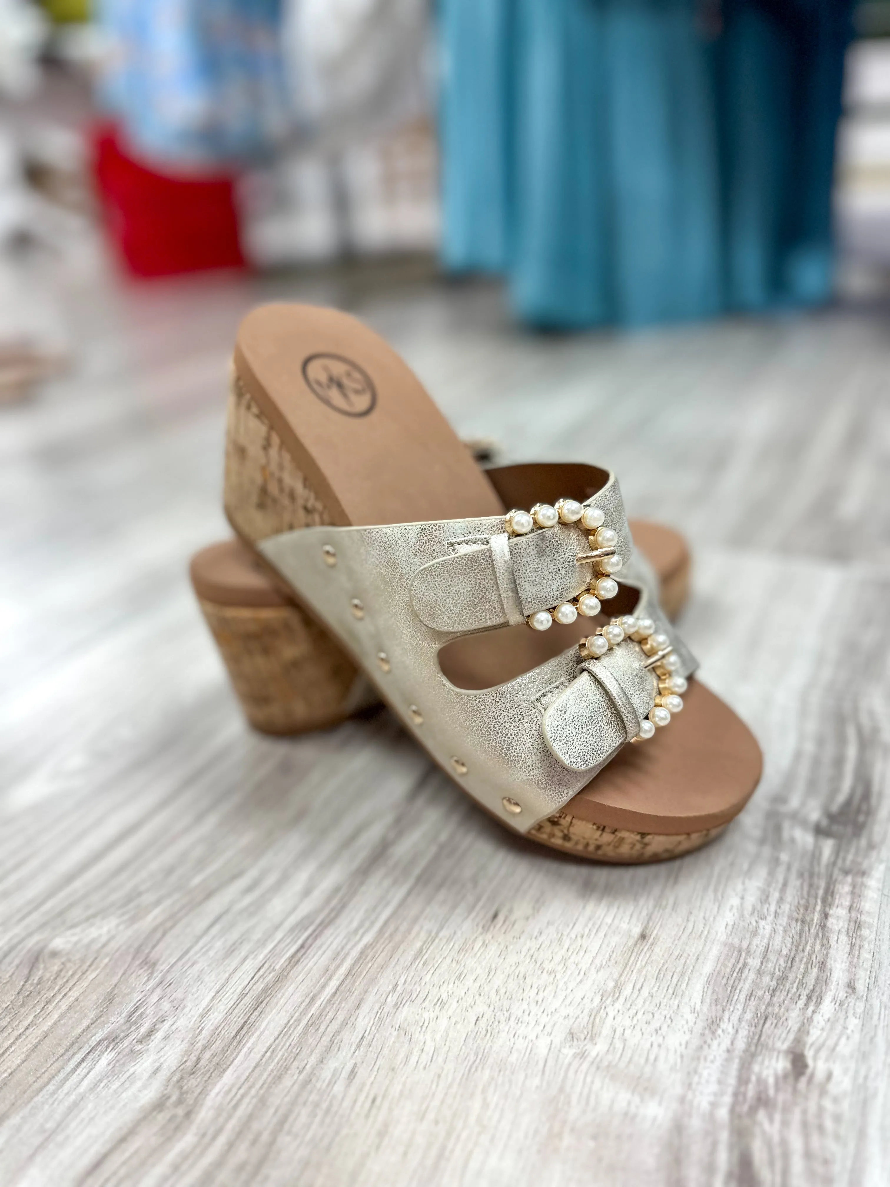 Brianna Wedge Sandal