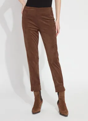 Brie Suede Ankle Trouser