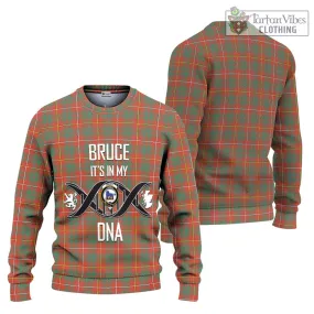 Bruce Ancient Tartan Ugly Sweater with Family Crest DNA In Me Style