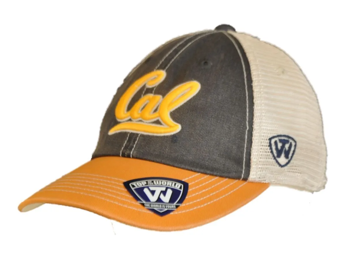 Cal Bears Top of the World Navy Yellow Offroad Adj Snapback Hat Cap