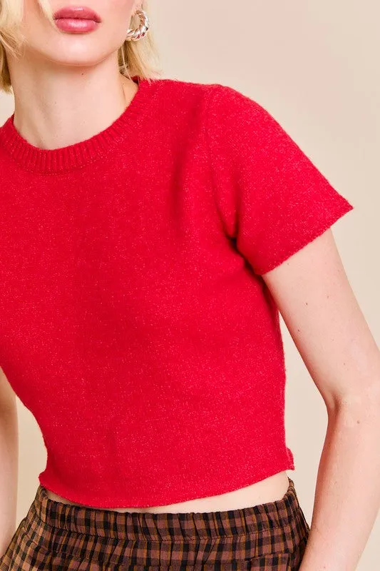 Capri Crop Sweater Top