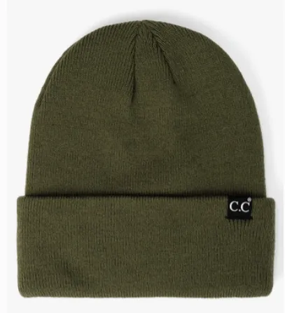 C.C Solid Cuff Beanie Hat