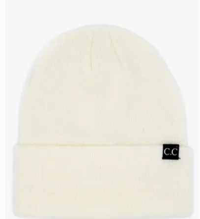 C.C Solid Cuff Beanie Hat