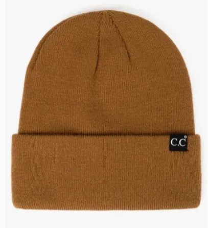 C.C Solid Cuff Beanie Hat