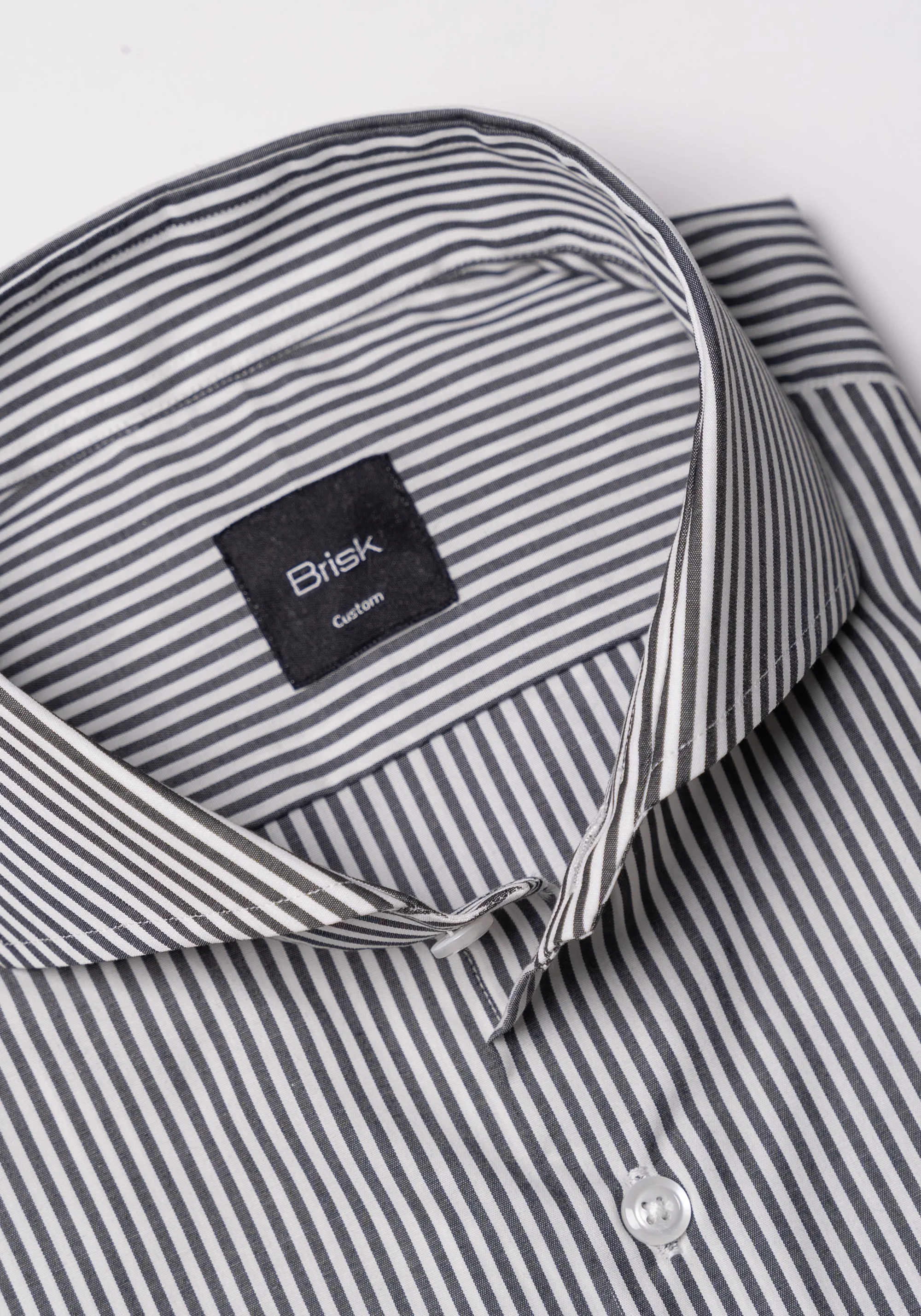 Charcoal Grey Bengal Stripes Shirt - Wrinkle Resistant