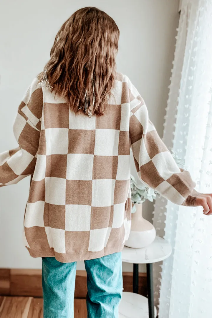 Checkerboard Cardigan