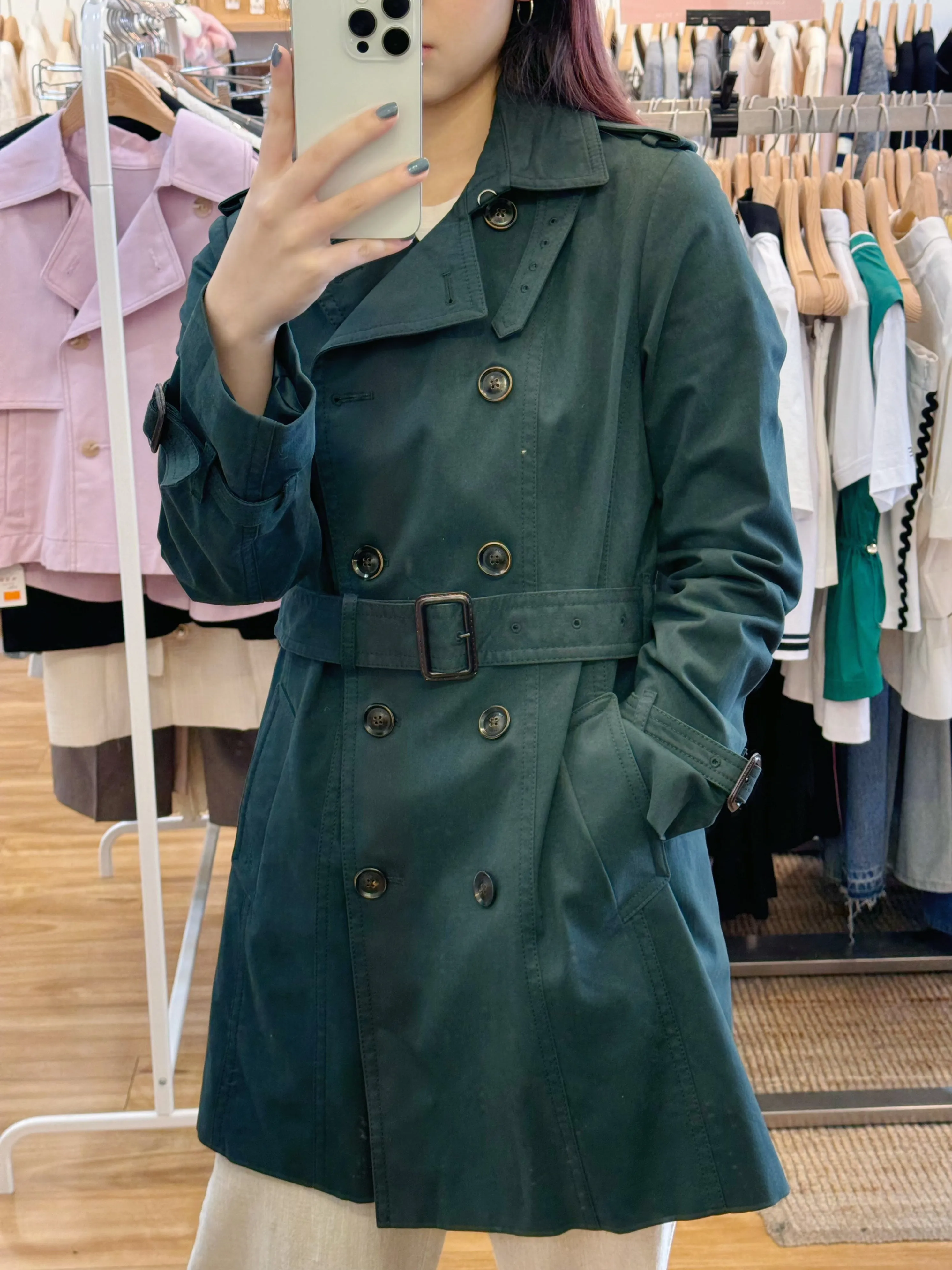 Classic Green Trench