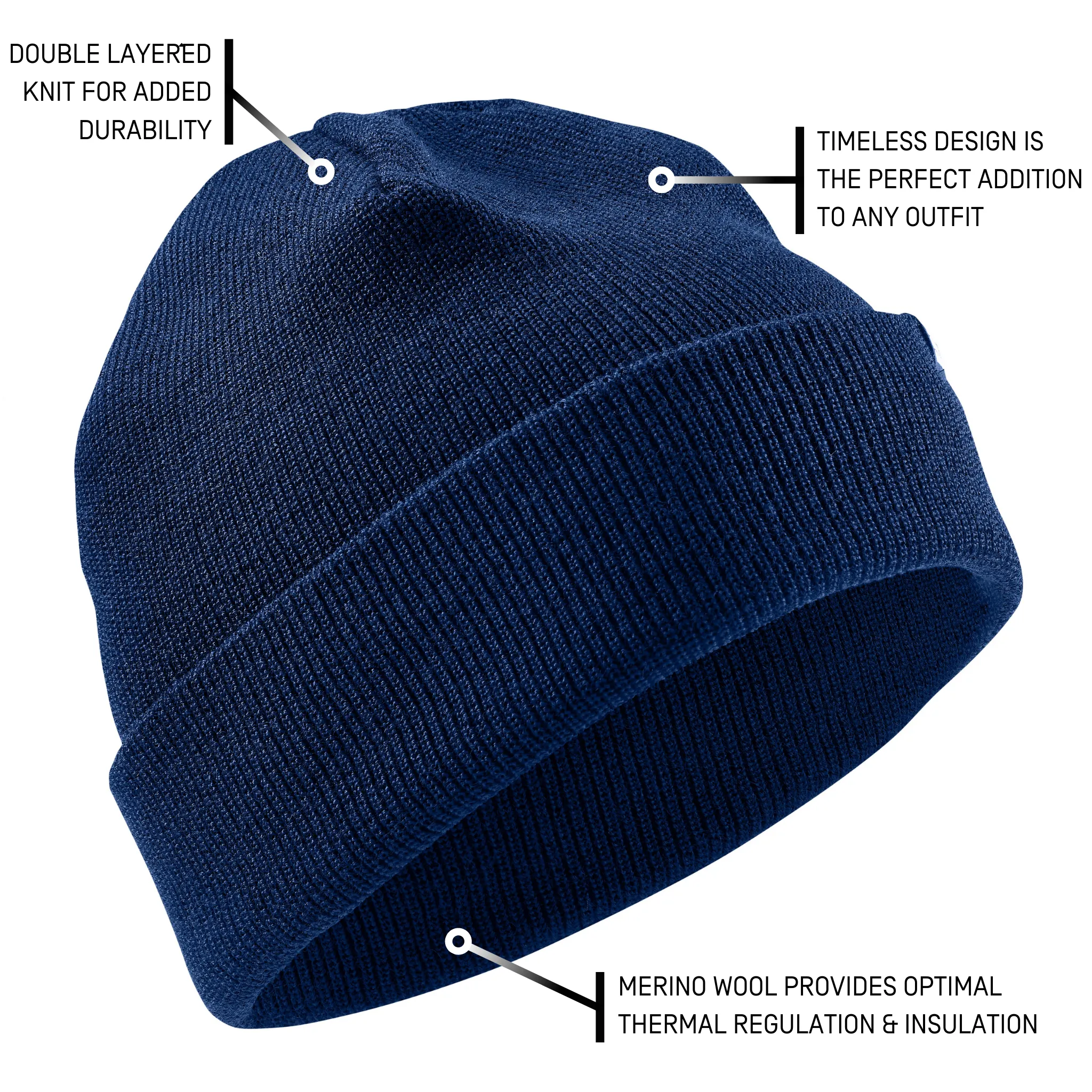 Cold Weather Merino PRO Beanie