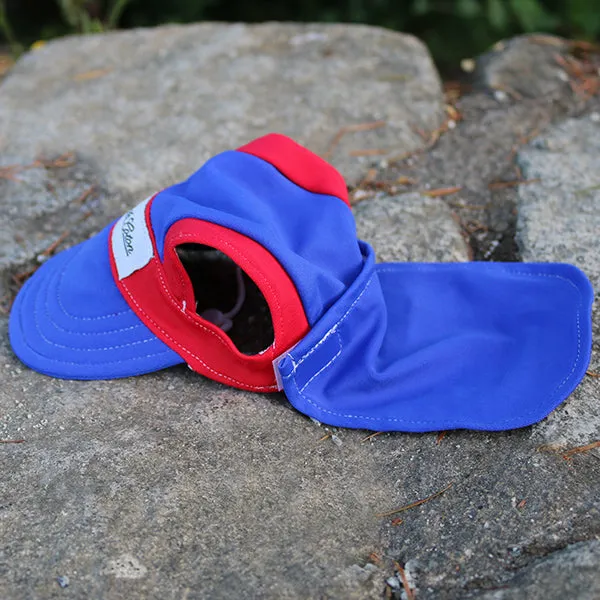 Cooling Dog Hat with UPF50  - Royal Blast