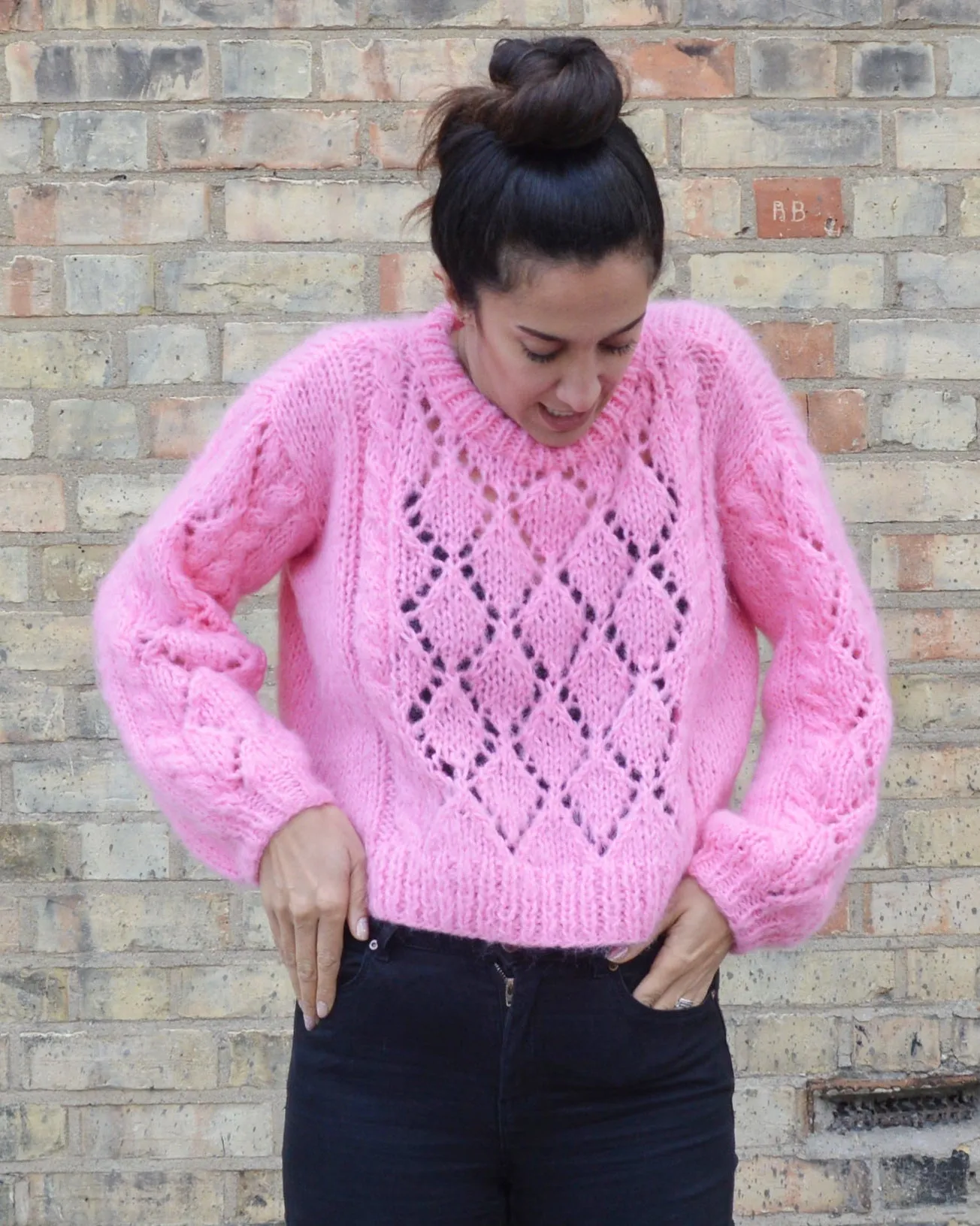 Cotton Candy Knit Sweater - Downloadable Knitting Pattern