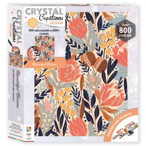 Crystal Creations 500-Piece Jigsaw: Beautiful Blooms