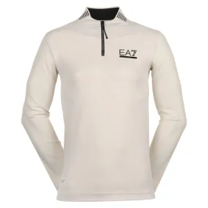 Emporio Armani EA7 Golf Ventus7 Zip Neck LS Shirt