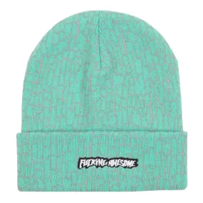 FA Awesome Everyday Camo Cuff Beanie Turquoise