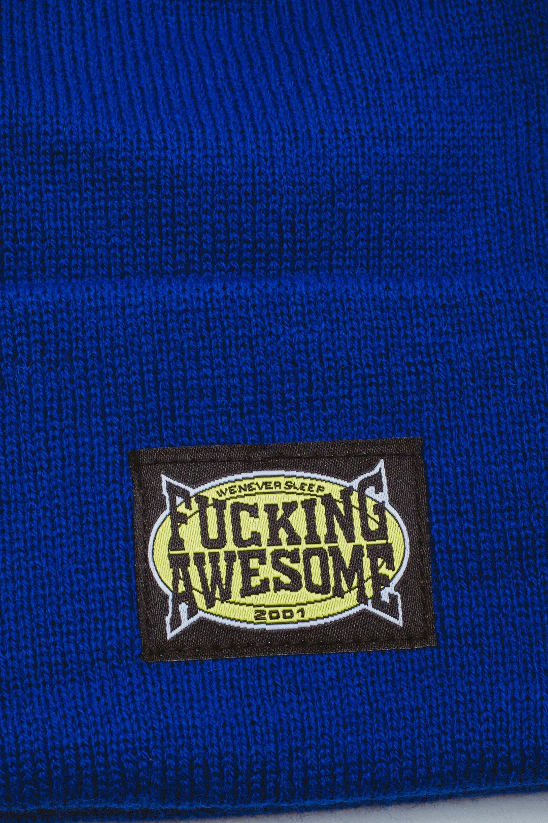 FA AWESOME KO CUFF BEANIE ROYAL BLUE