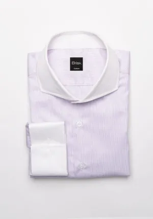 Fine Purple Pinstripes Shirt - Wrinkle Resistant