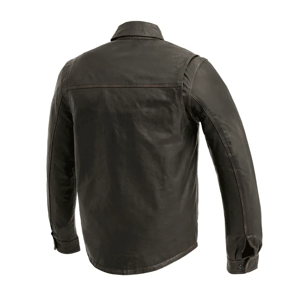 First Mfg Maduro - Men's Motorcycle Leather Shirt