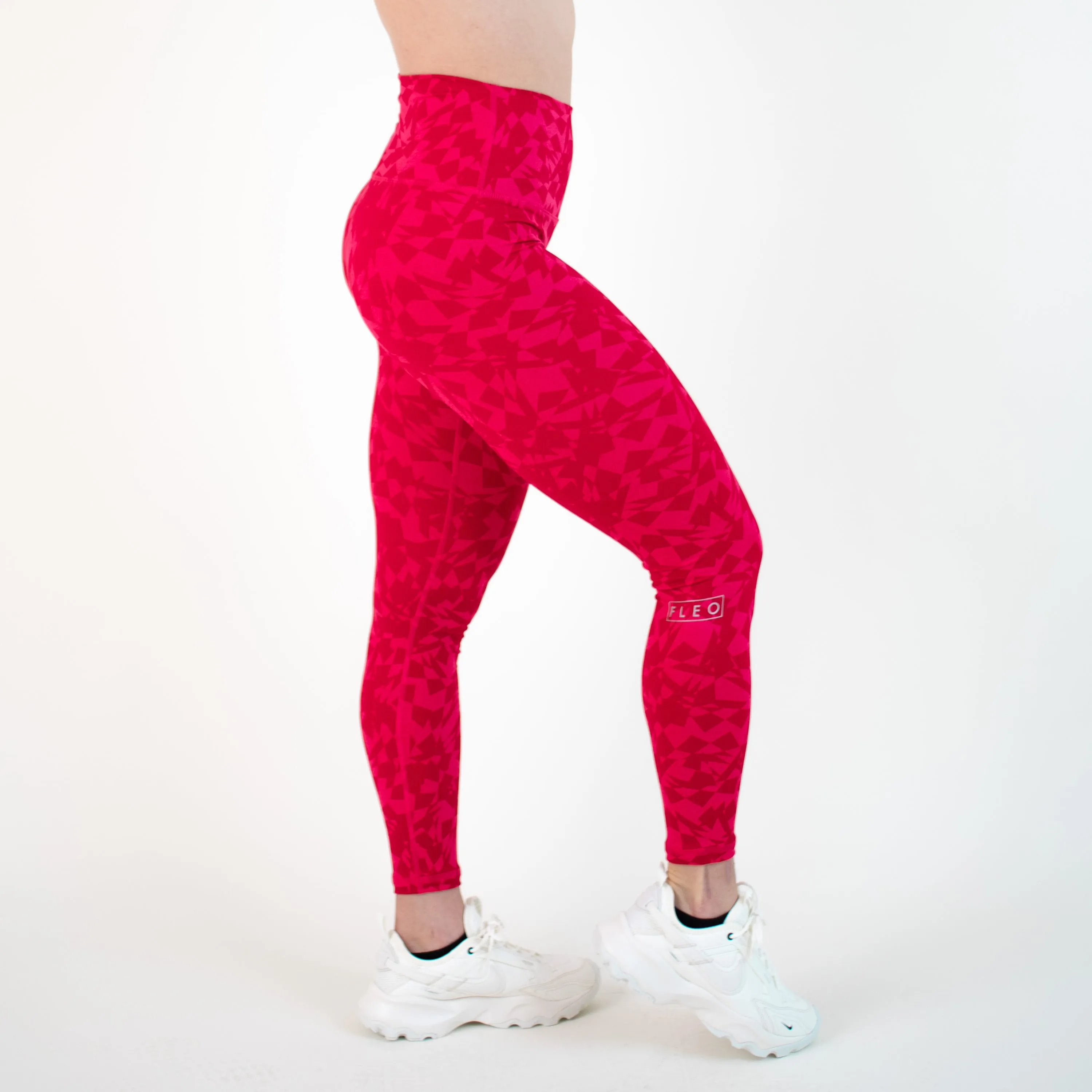 FLEO El Toro 25" Leggings - Heather Virtual Pink Fracture