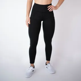 FLEO Reverie 25" Heather Black Leggings (Bounce)