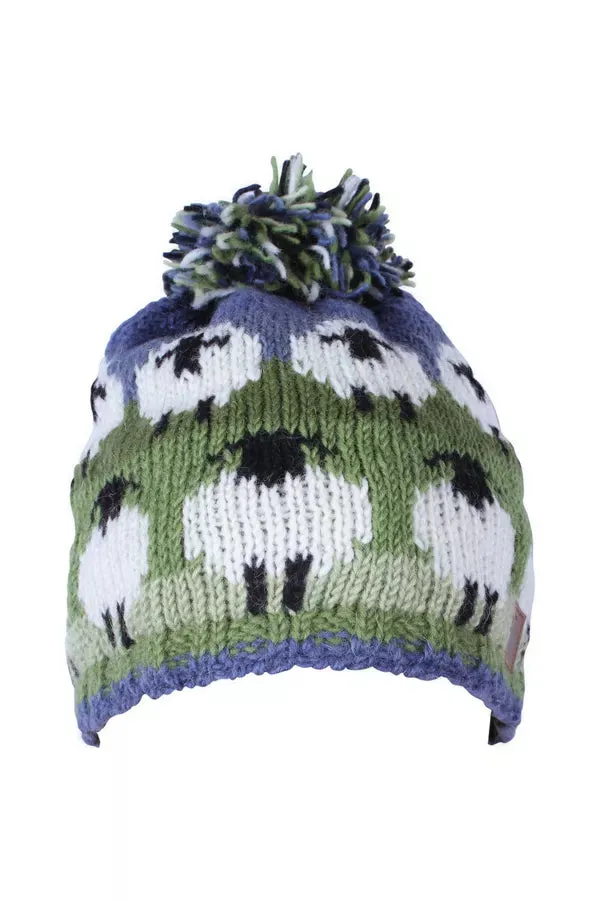 Flock Of Sheep Bobble Beanie