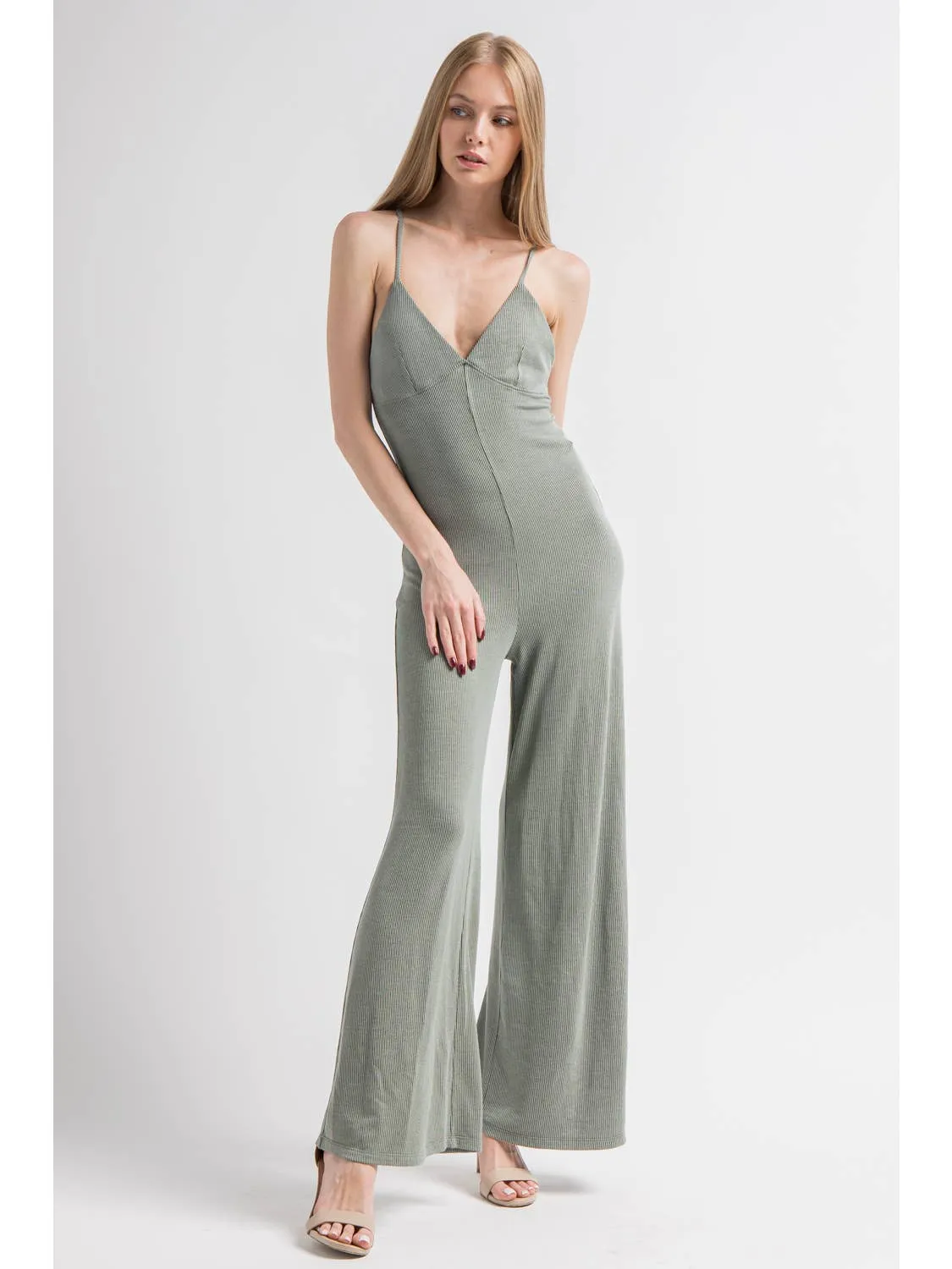 Fore-Olive Jumpsuit