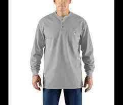 FR RORCE COTTON LS HENLEY : 100237