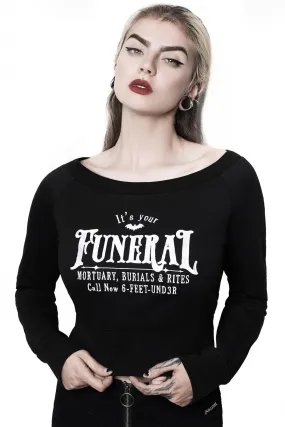 Funeral Crop Sweater