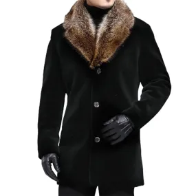 Funki Buys | Jackets | Men's Luxury Faux Fur Winter Jacket