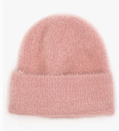 Fuzzy Solid Beanie