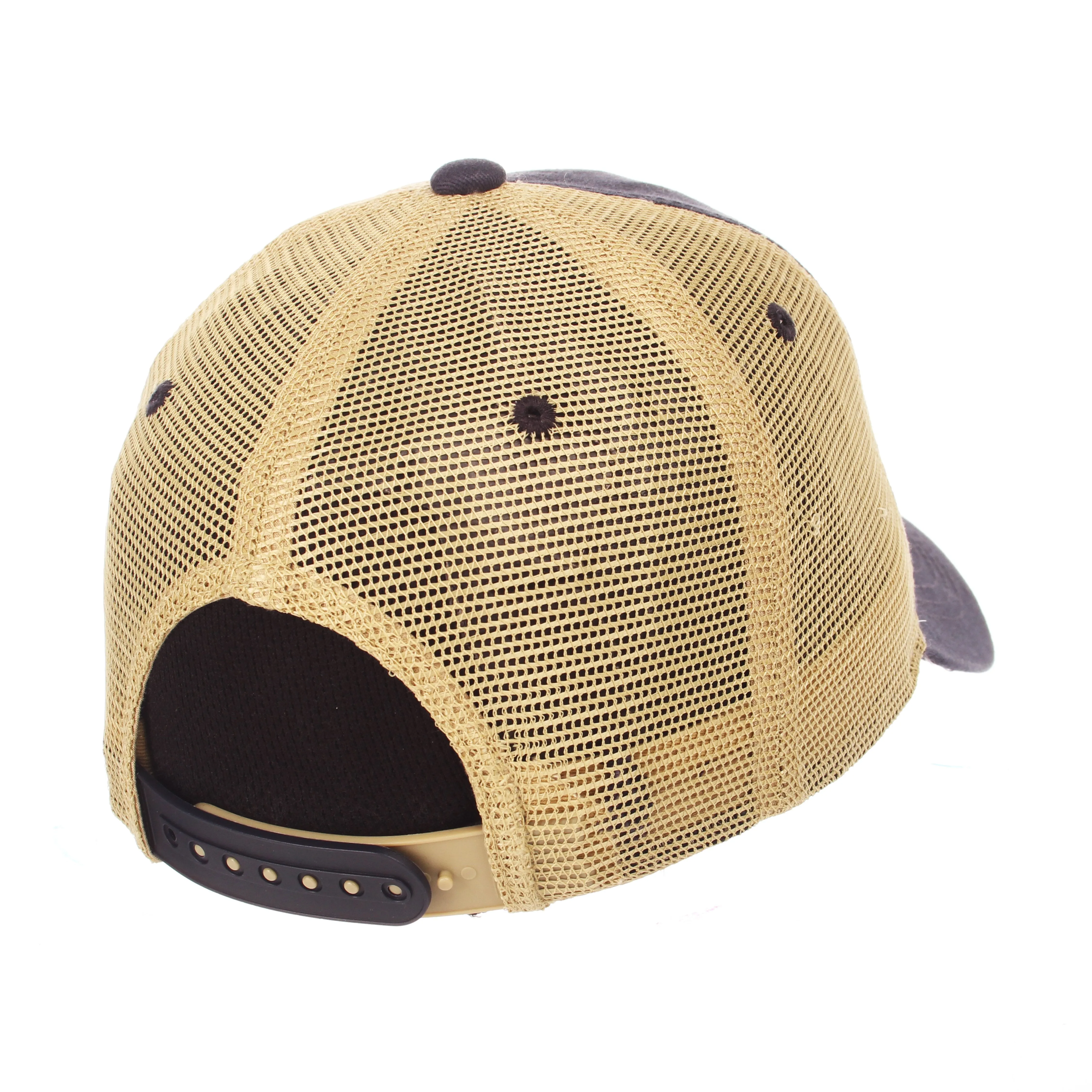 Georgia Tech Yellow Jackets Zephyr Navy "Freeway" Mesh Adj. Slouch Hat Cap